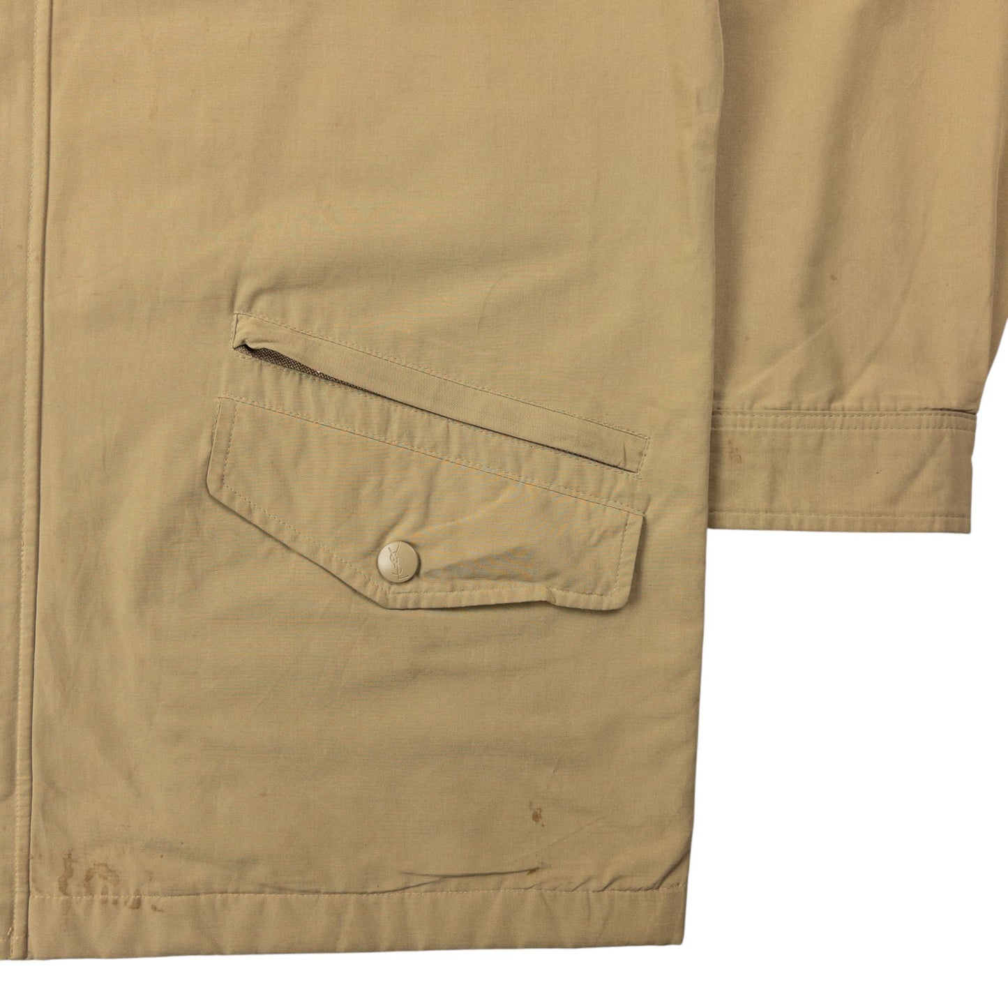 Vintage YSL Yves Saint Laurent Zip Up Jacket Size M