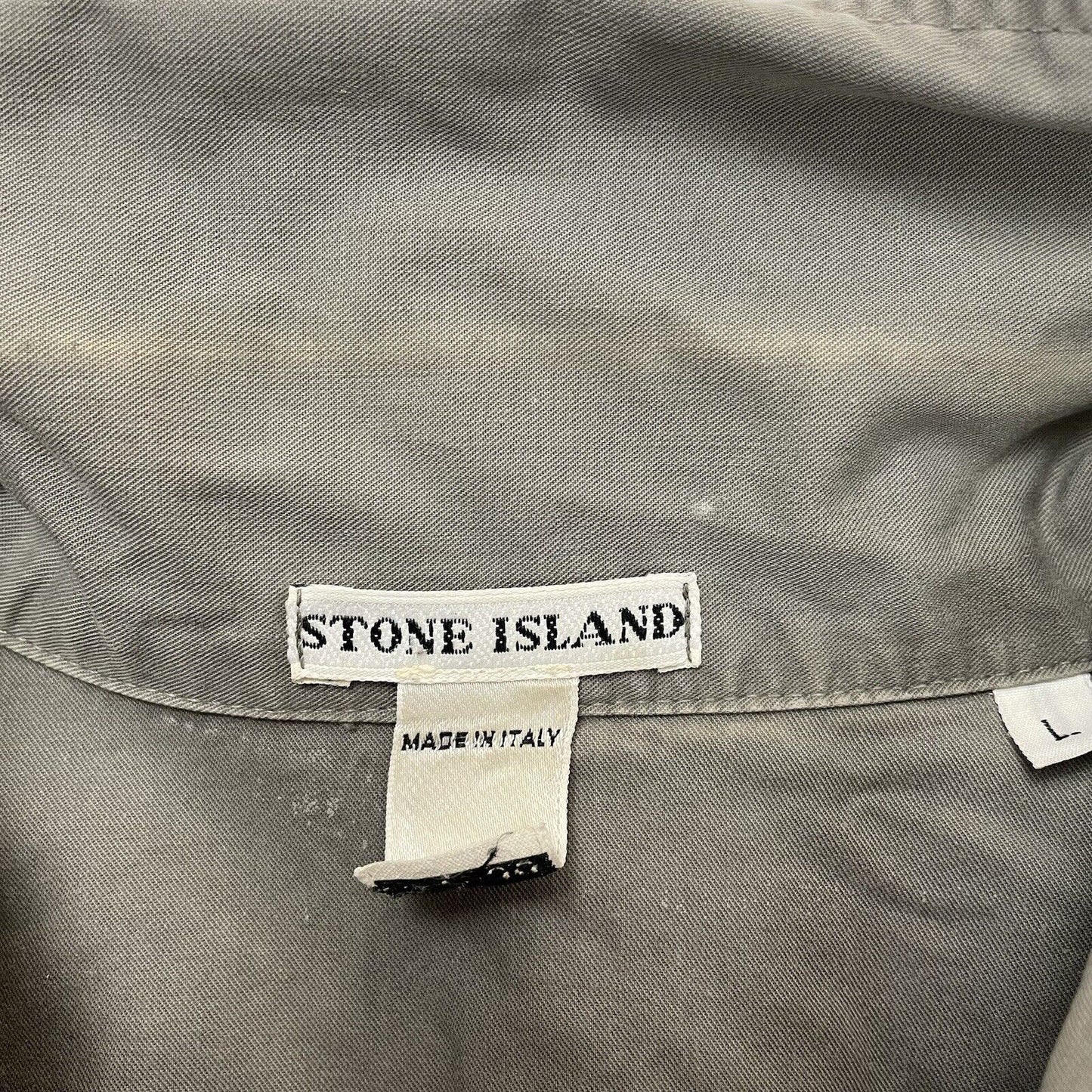 Vintage Stone Island Shirt, Size Large | Stone island, Grey