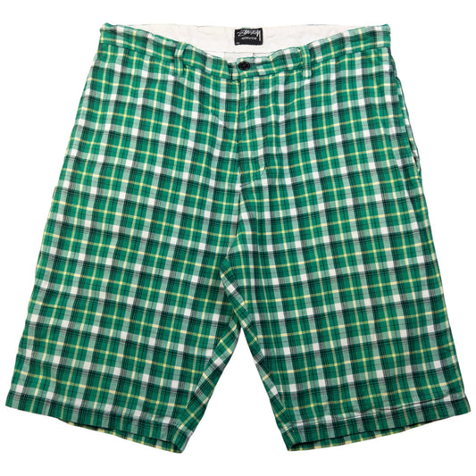 Vintage Stussy Checkered Shorts Size W36