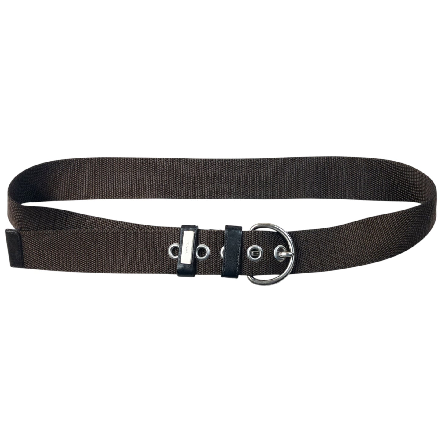 Vintage 2000s Prada Belt Size L | O/S, Brown