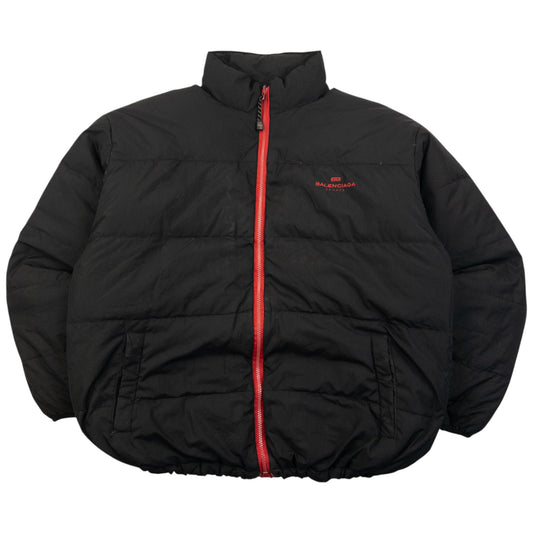 Vintage 90s Balenciaga Sports Reversible Puffer Jacket Size L | Large, Multicoloured