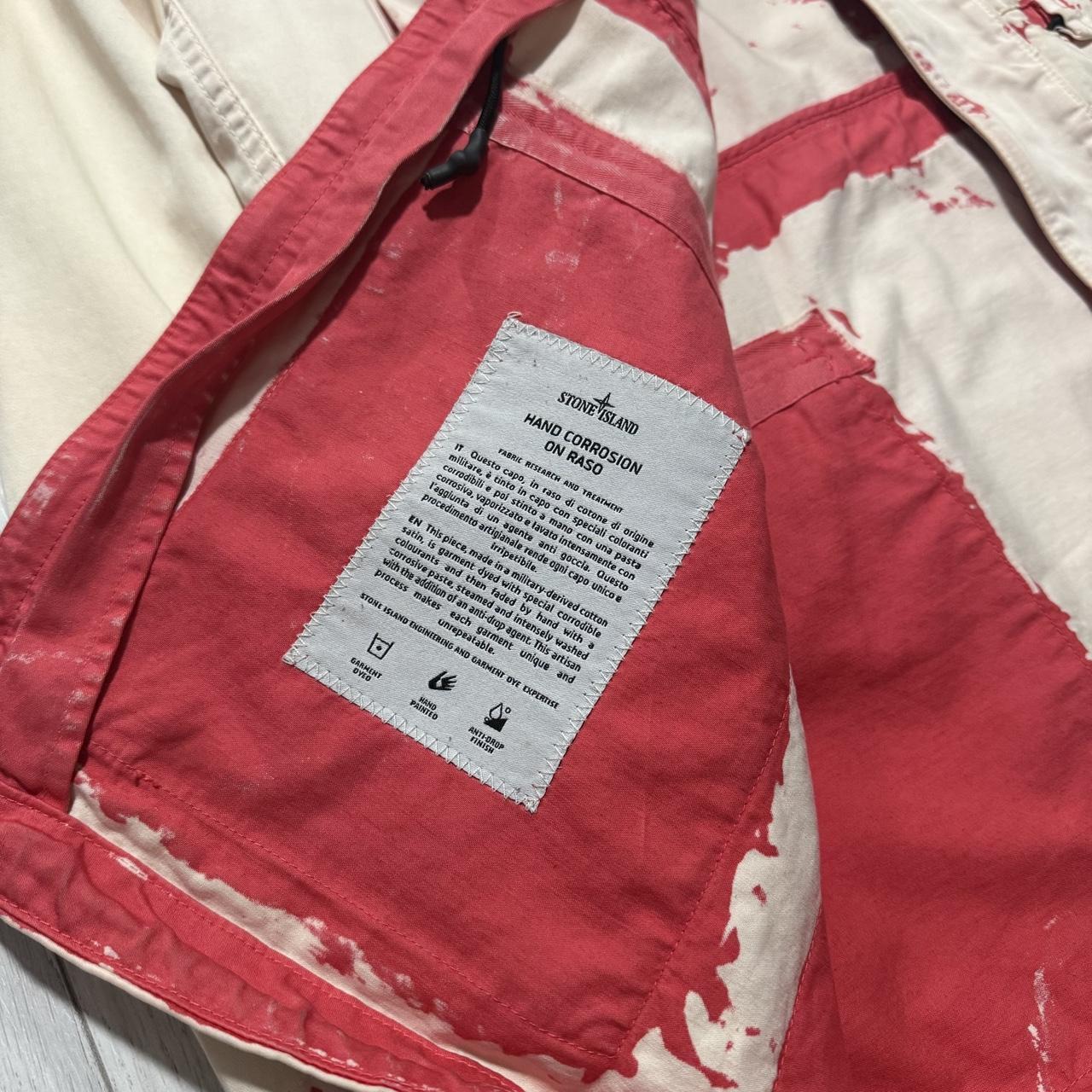 Stone Island Hand corrosion On Raso Field Jacket | Large, Beige