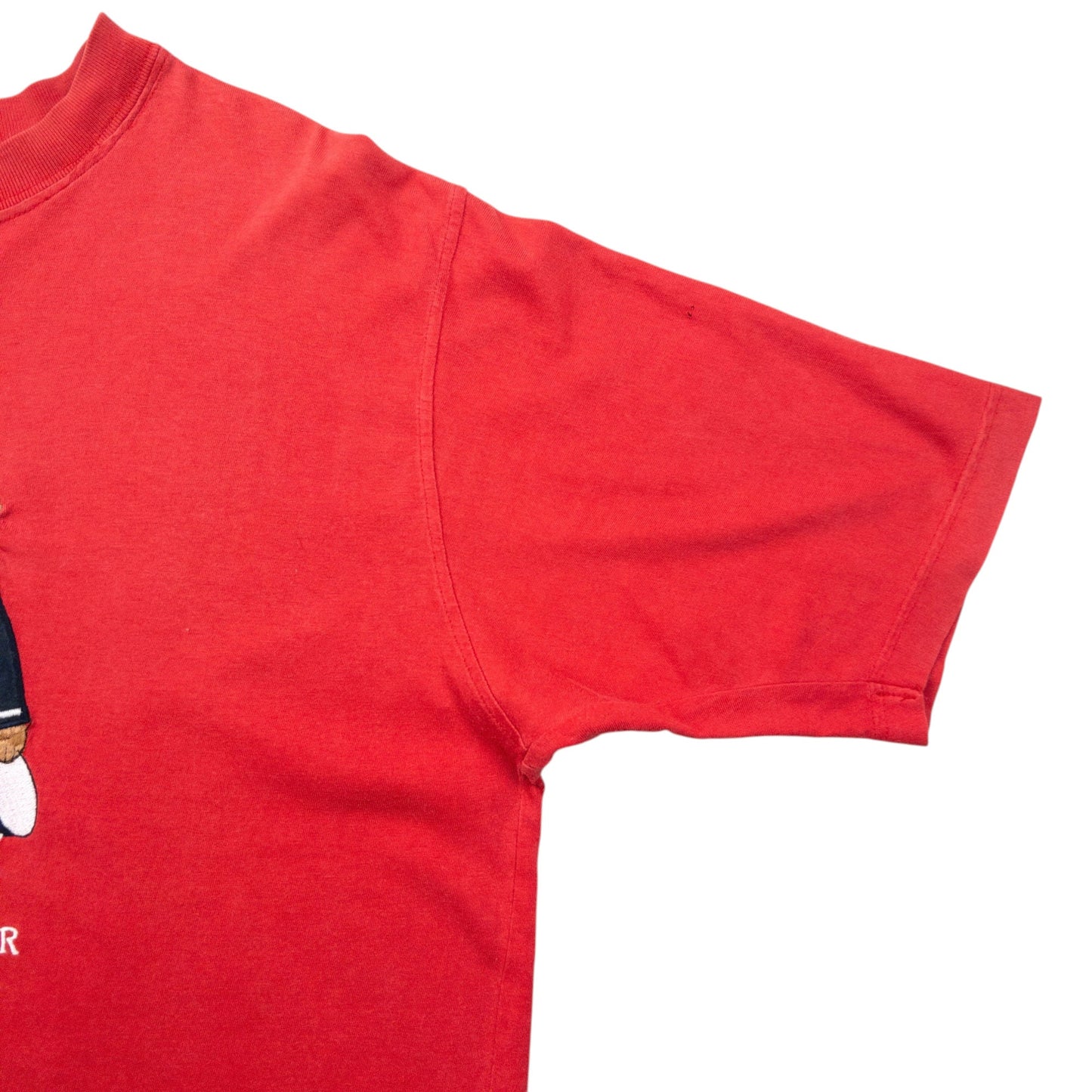 Vintage 90s Burberry The Nautical Bear Embroidered T Shirt Size S