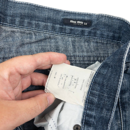 Vintage 2000s Miu Miu Denim Jeans Size W33 | W33, Blue