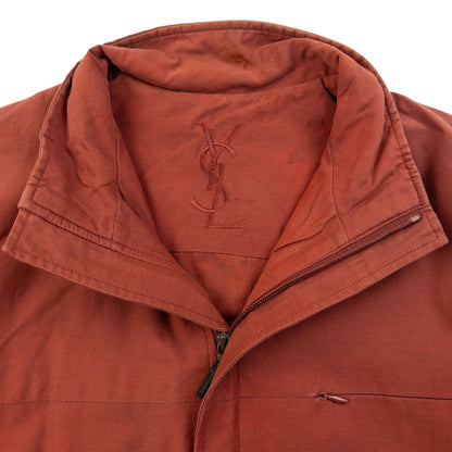 Vintage 90s YSL Yves Saint Laurent Harrington Jacket Size XS | XS, Red