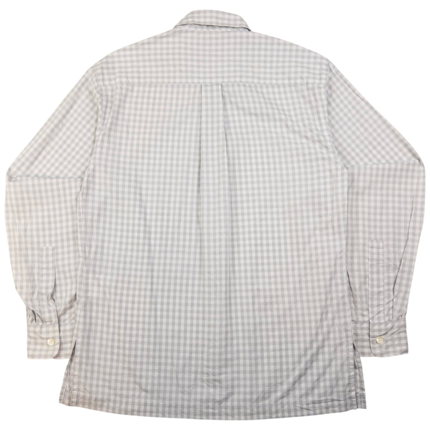 Vintage Issey Miyake Checkered Long Sleeve Button Up Shirt Size M