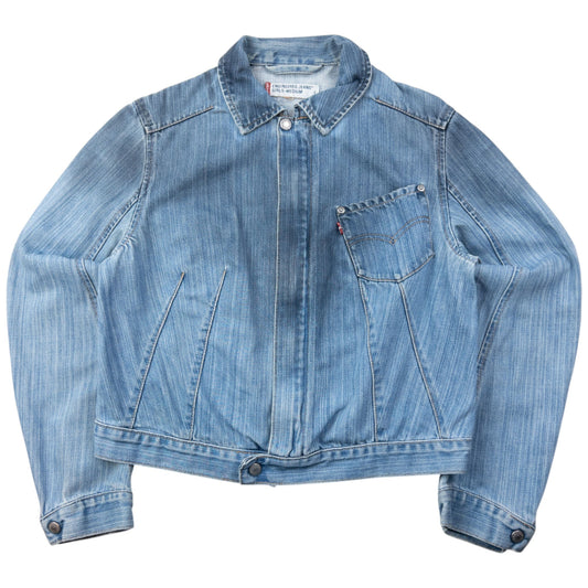 Vintage 2000s Levi's Engineered Garments Denim Jacket Womens Size M | Medium, Blue