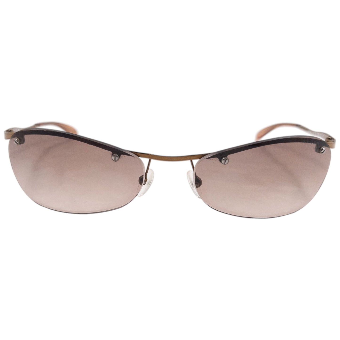 Vintage 2000s Ralph Lauren Rimless Sunglasses | O/S, Brown