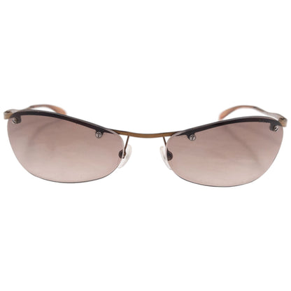 Vintage 2000s Ralph Lauren Rimless Sunglasses | O/S, Brown
