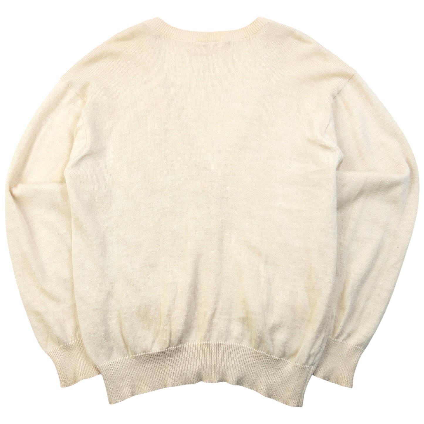 Vintage 80s YSL Yves Saint Laurent Cardigan Size S | Small, Cream