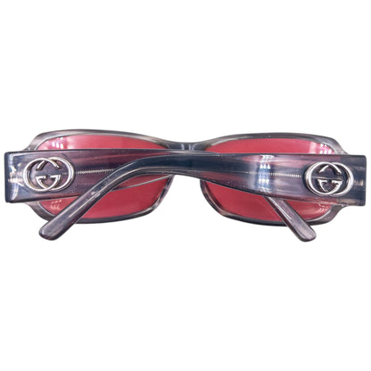 Vintage 2000s Gucci Pattern Sunglasses | O/S, Grey