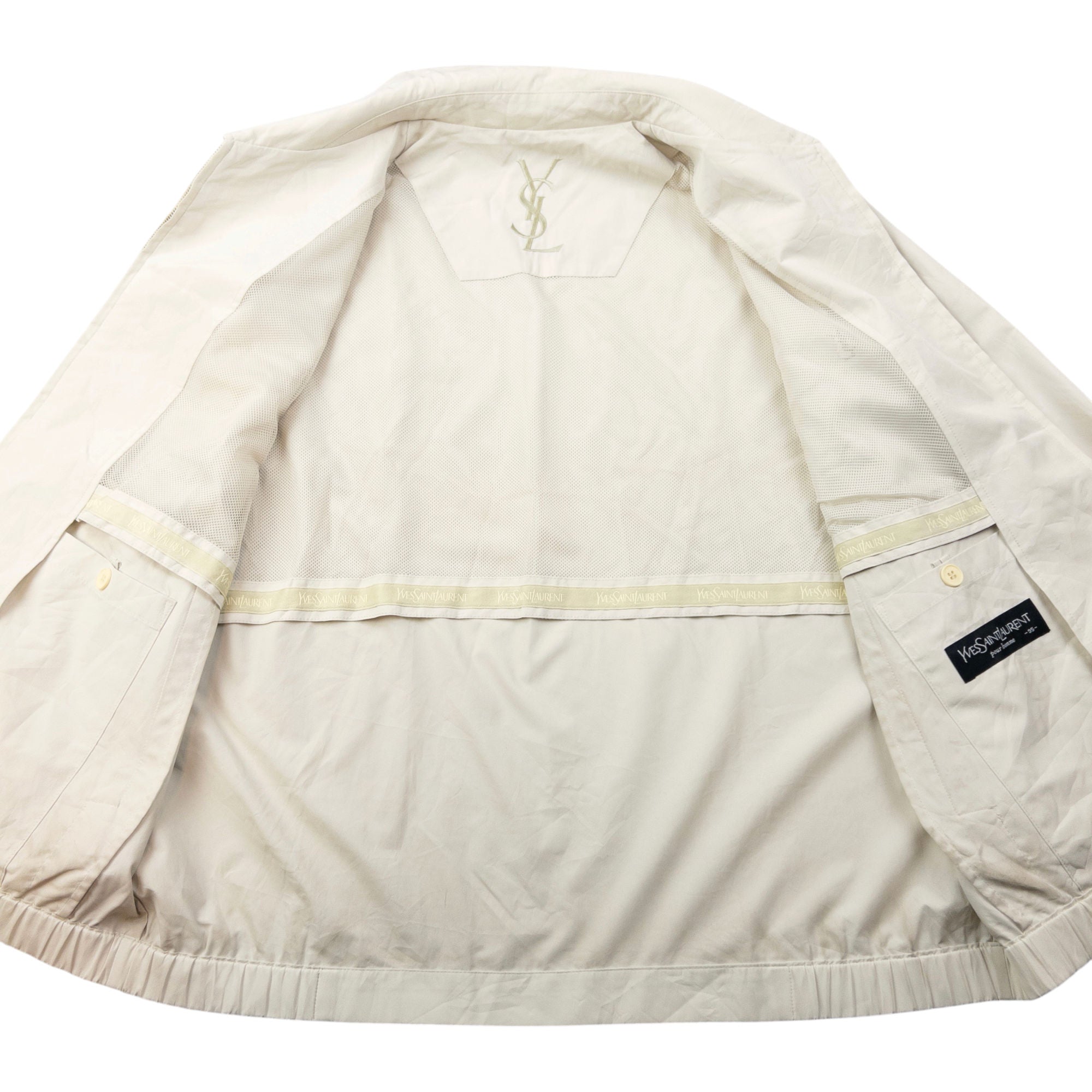 Vintage 90s YSL Yves Saint Laurent Harrington Jacket Size XS | XS