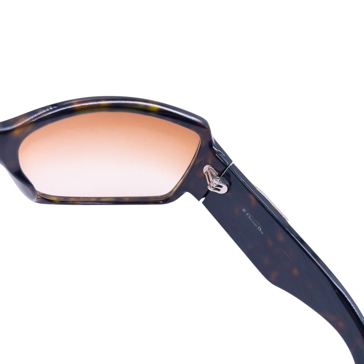 Vintage Dior Tortoise Shell Buckle Sunglasses