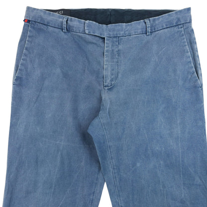 Vintage 2000s Gucci College Trousers Size W35 | W35, Blue