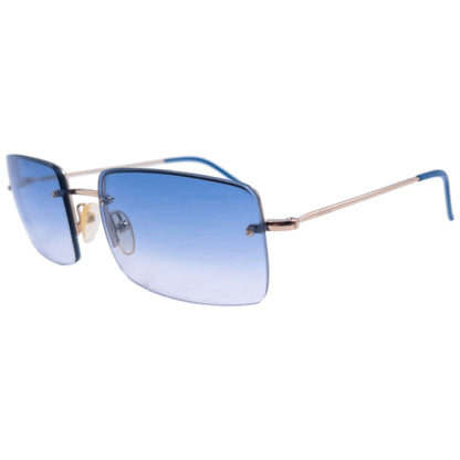 Vintage 2000s Gucci Rimless Sunglasses | O/S, Blue