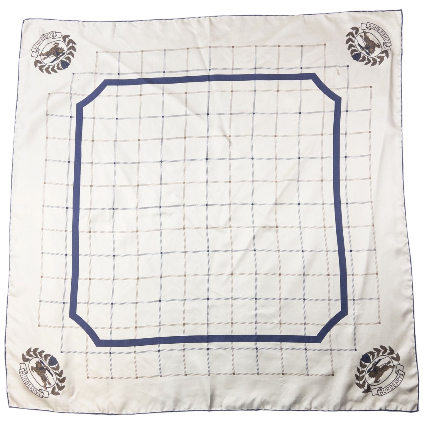 Vintage 90s Burberry Silk Scarf | O/S, Red