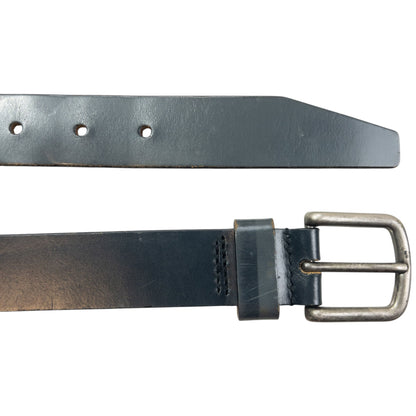 Vintage 2000s Issey Miyake Leather Belt Size W26 | O/S, Grey
