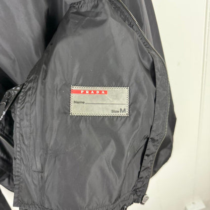 Prada Nylon Hooded Jacket (M) | Medium, Black