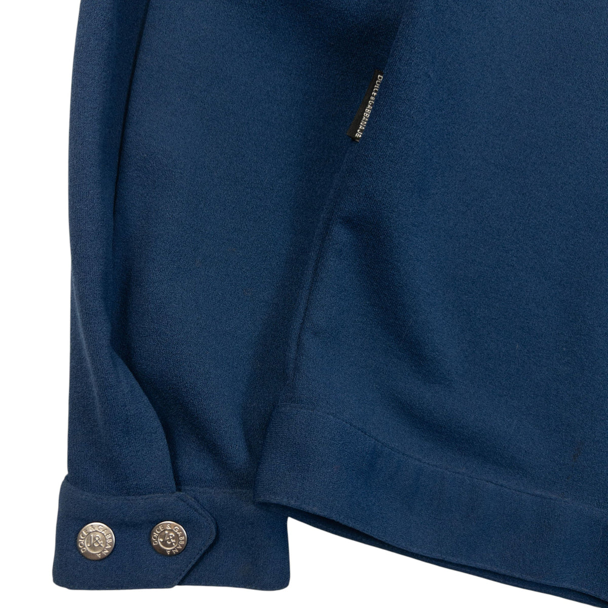 Vintage 2000s Dolce & Gabbana Button Up Jacket Size S | Small, Blue