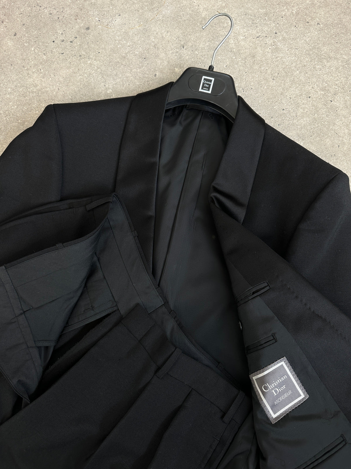 Christian Dior Monsieur 1990s Tuxedo Single Breasted Suit - 38S/W30
