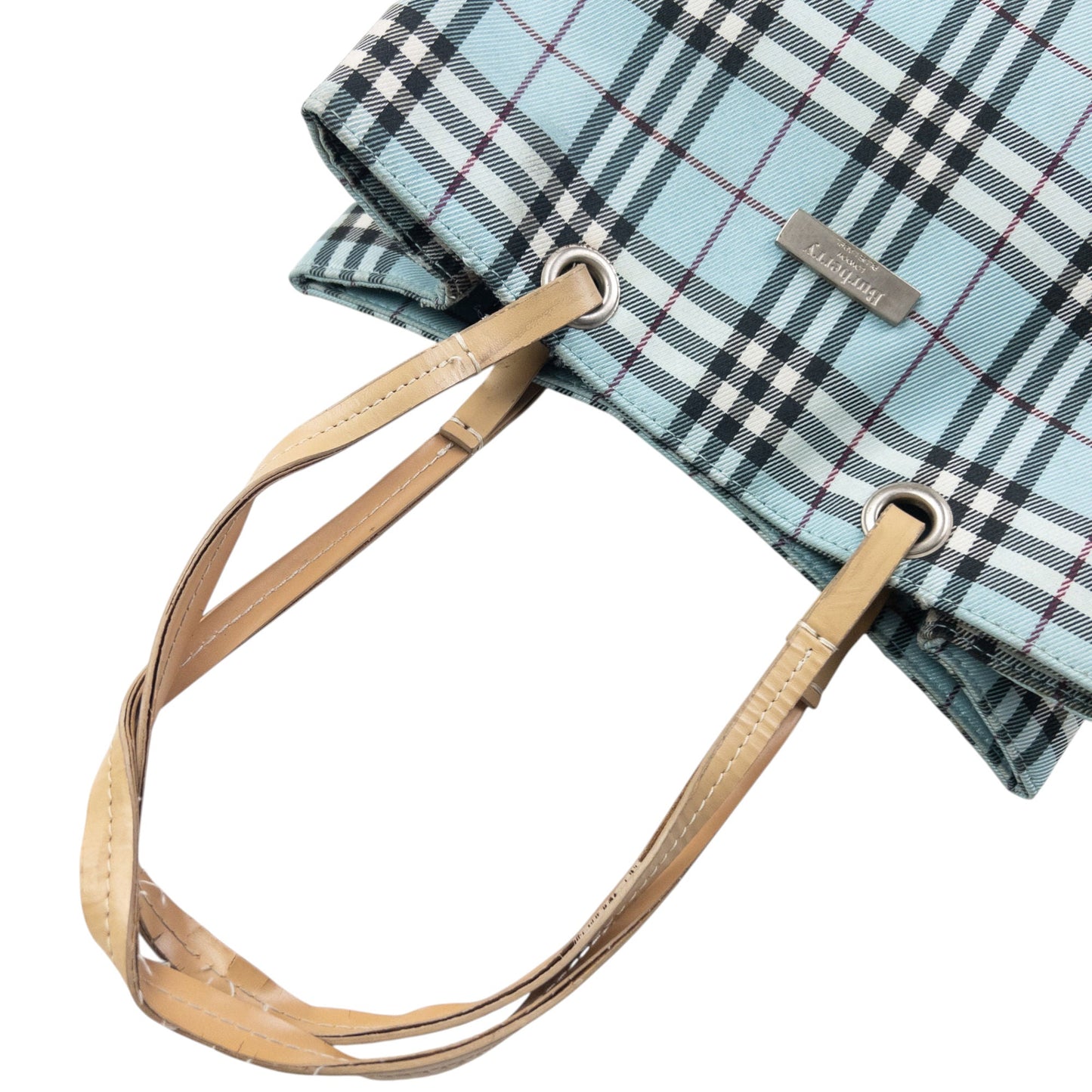 Vintage 2000s Burberry Blue Label Nova Check Shoulder Bag | O/S, Blue