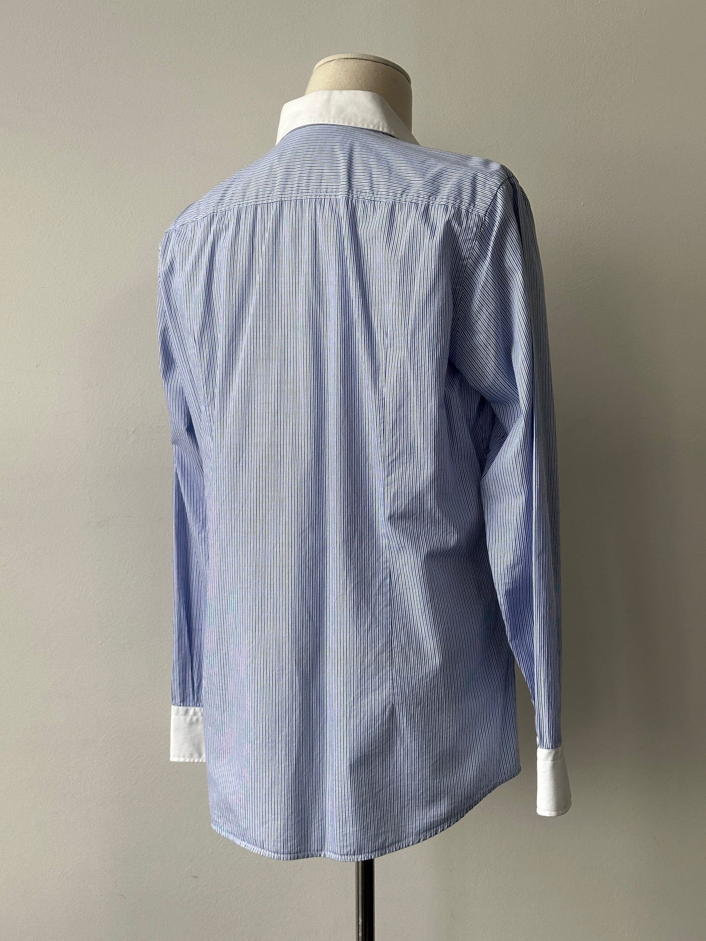 Hugo Boss 2000s Pure Cotton Striped Shirt - M-L