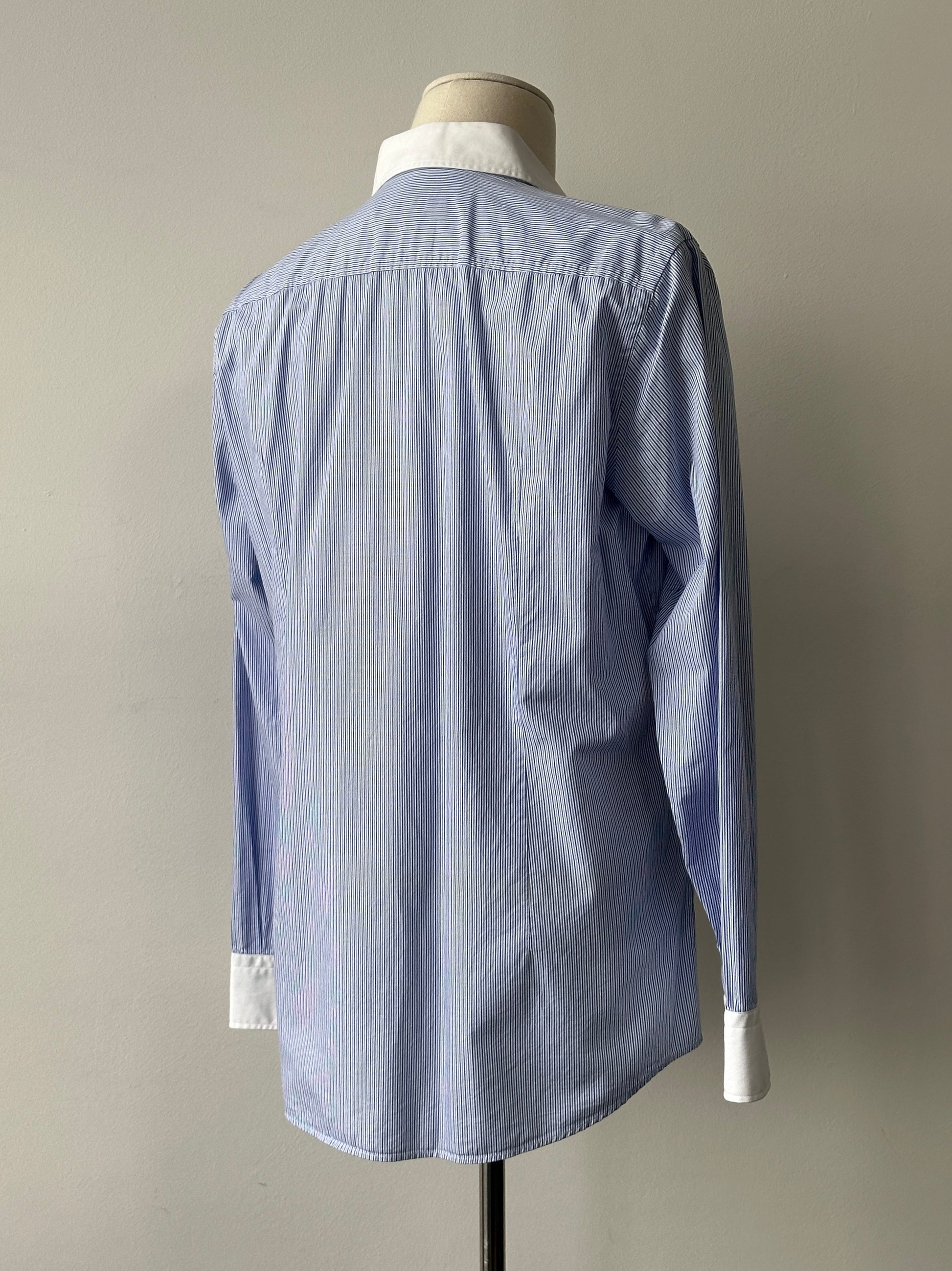 Hugo Boss 2000s Pure Cotton Striped Shirt - M-L
