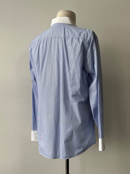 Hugo Boss 2000s Pure Cotton Striped Shirt - M-L
