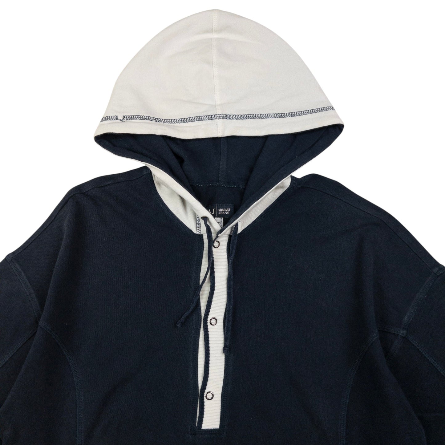 Vintage Armani Jeans Lightweight Hoodie Size M