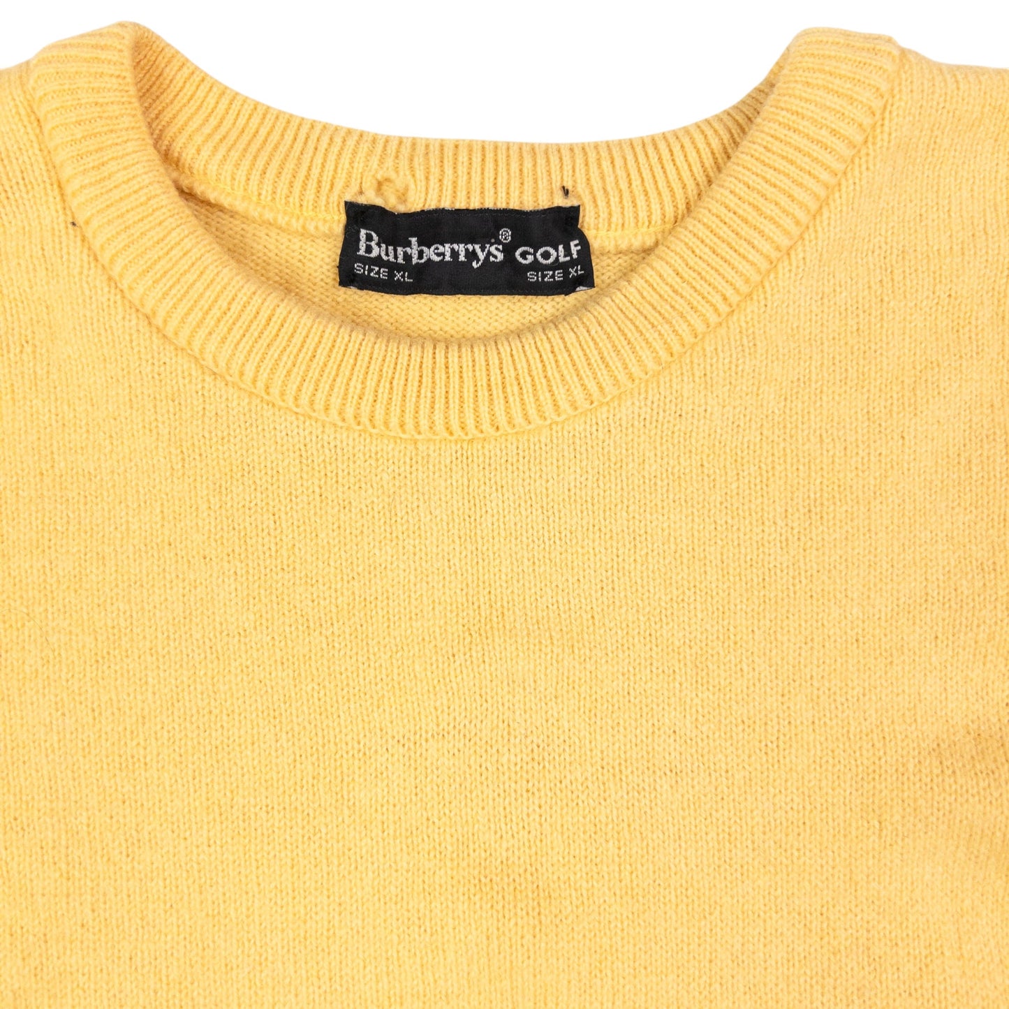 Vintage Burberry Golf Wool Jumper Size L