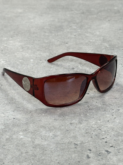 Christian Dior 1990s Star Square Logo Sunglasses