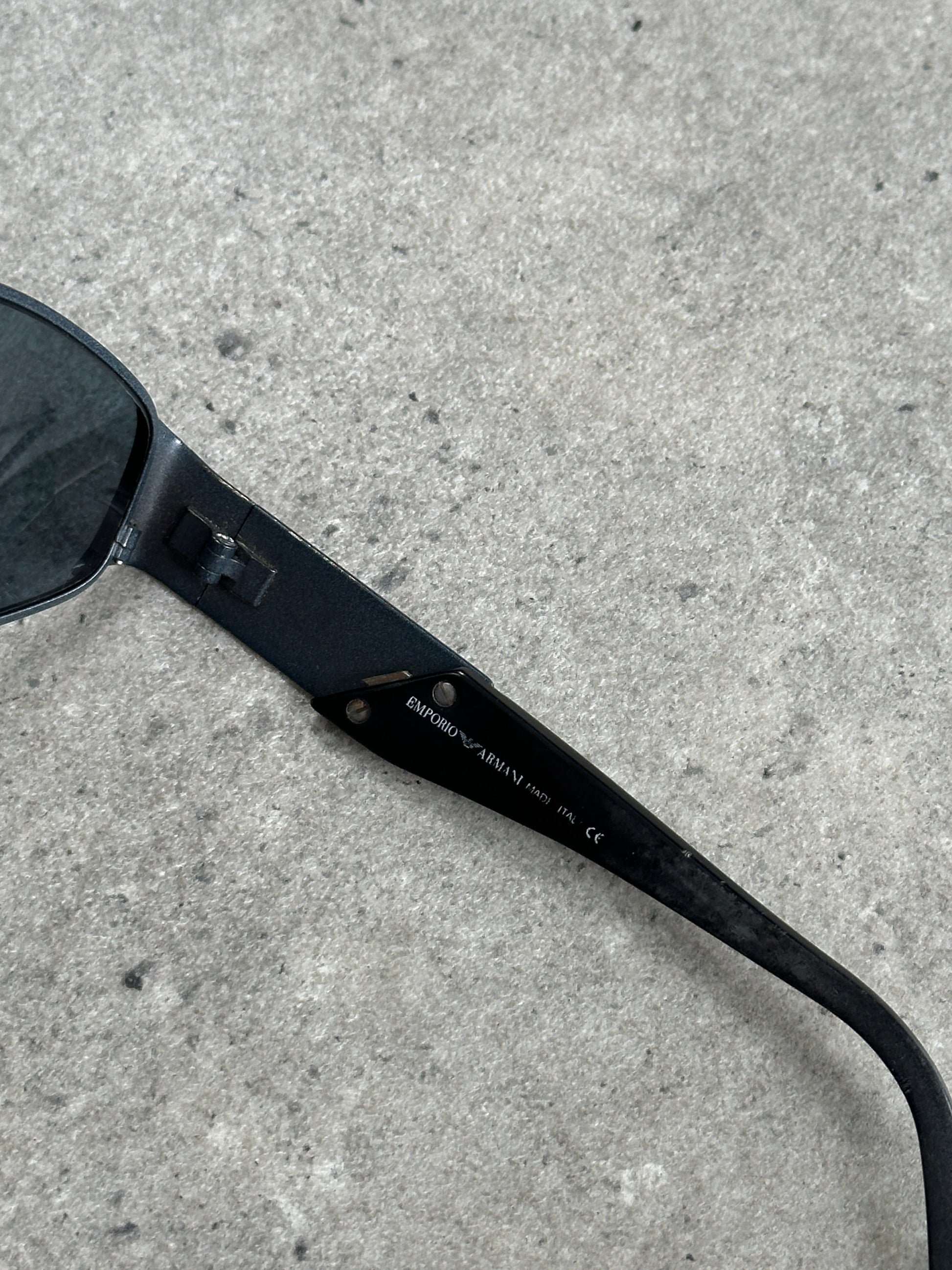 Emporio Armani 1990s Oval Logo Sunglasses