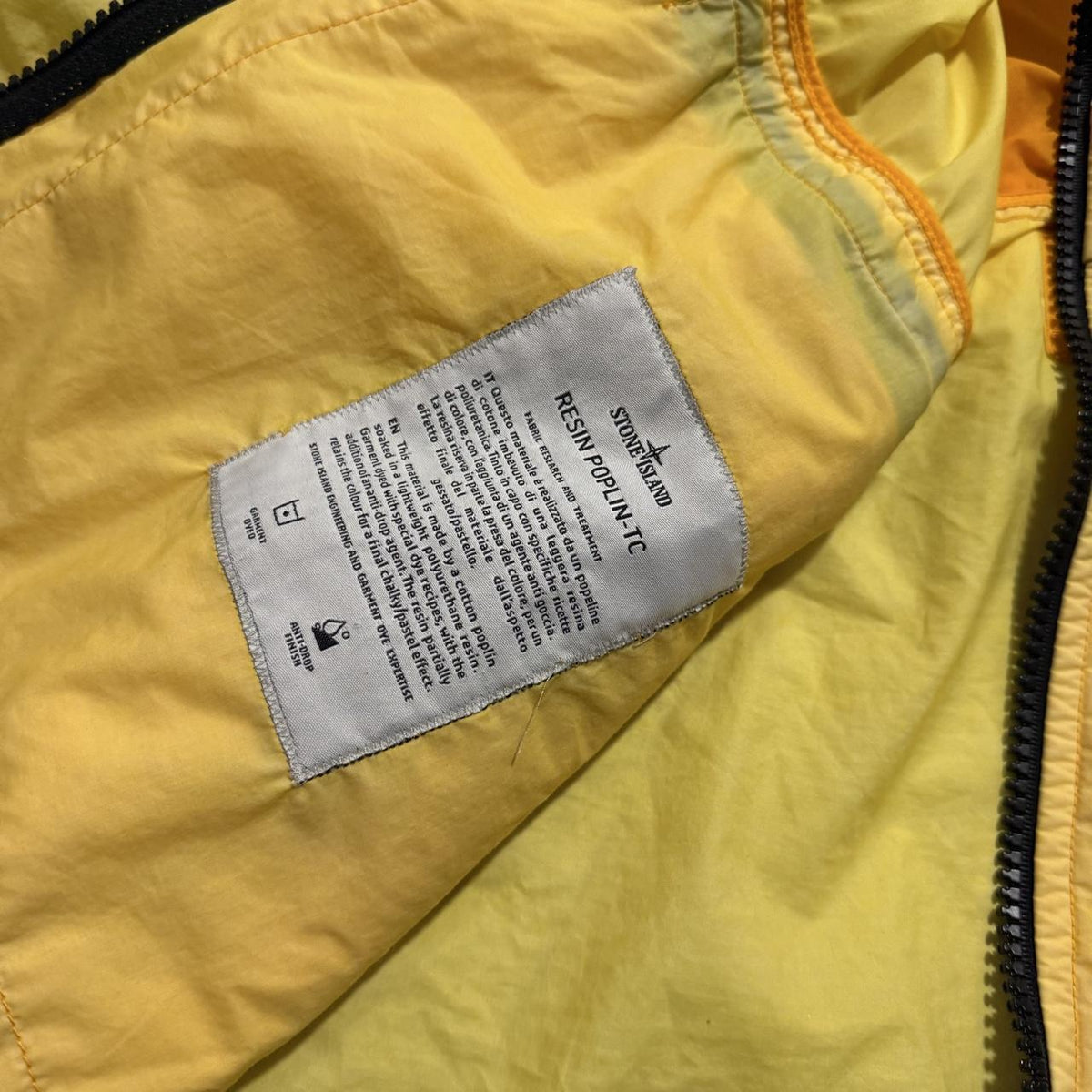 Stone Island Resin Poplin-TC Jacket | XXL, Yellow