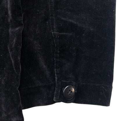 Vintage 90s Yohji Yamamoto D'Urban A.A.R Velour Jacket Size S | Small, Black