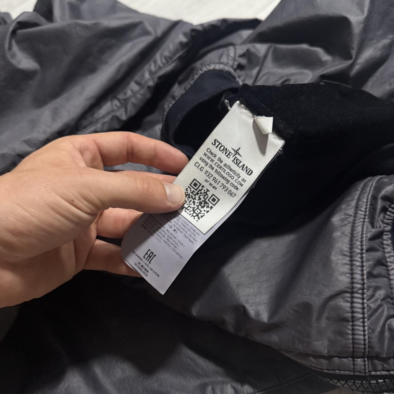 Stone Island Lamy Flock Jacket | XL, Black