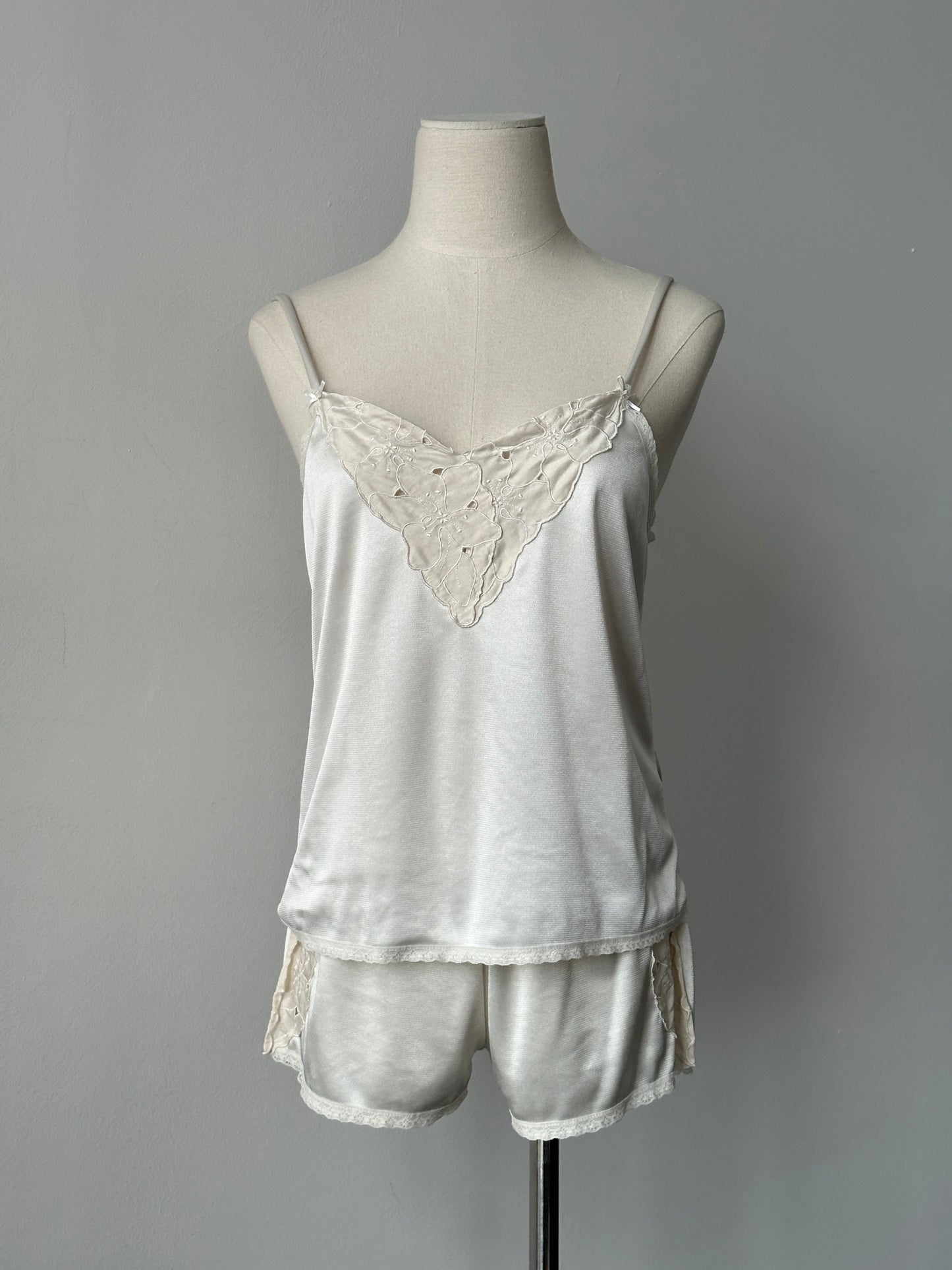 Vintage 1990s Lace Two Piece - XS-S