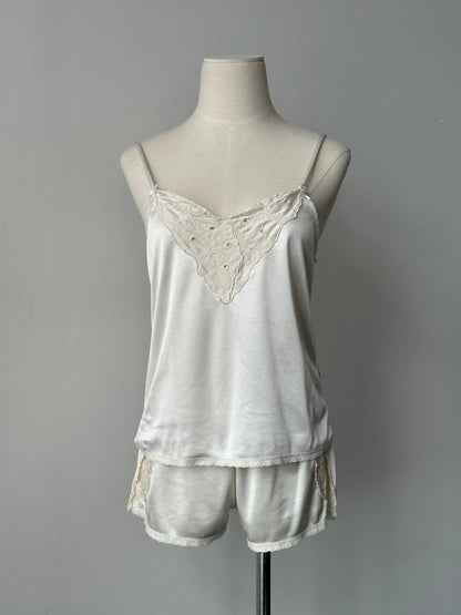 Vintage 1990s Lace Two Piece - XS-S