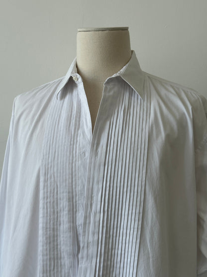Christian Dior Monsieur 1990s Pure Cotton Tuxedo Shirt - XXL