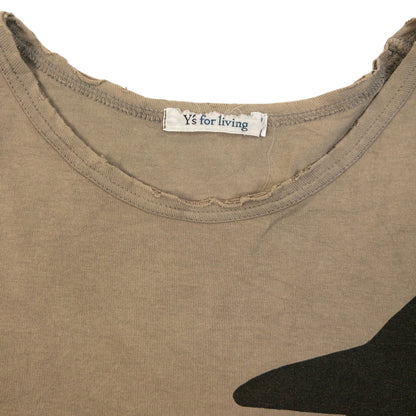 Vintage 90s Yohji Yamamoto Penguin Graphic T Shirt Size XS | XS, Beige