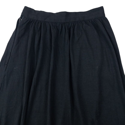 Vintage 90s Comme Des Garçons Tricot Embroidered Skirt Womens Size W23 | XS, Black
