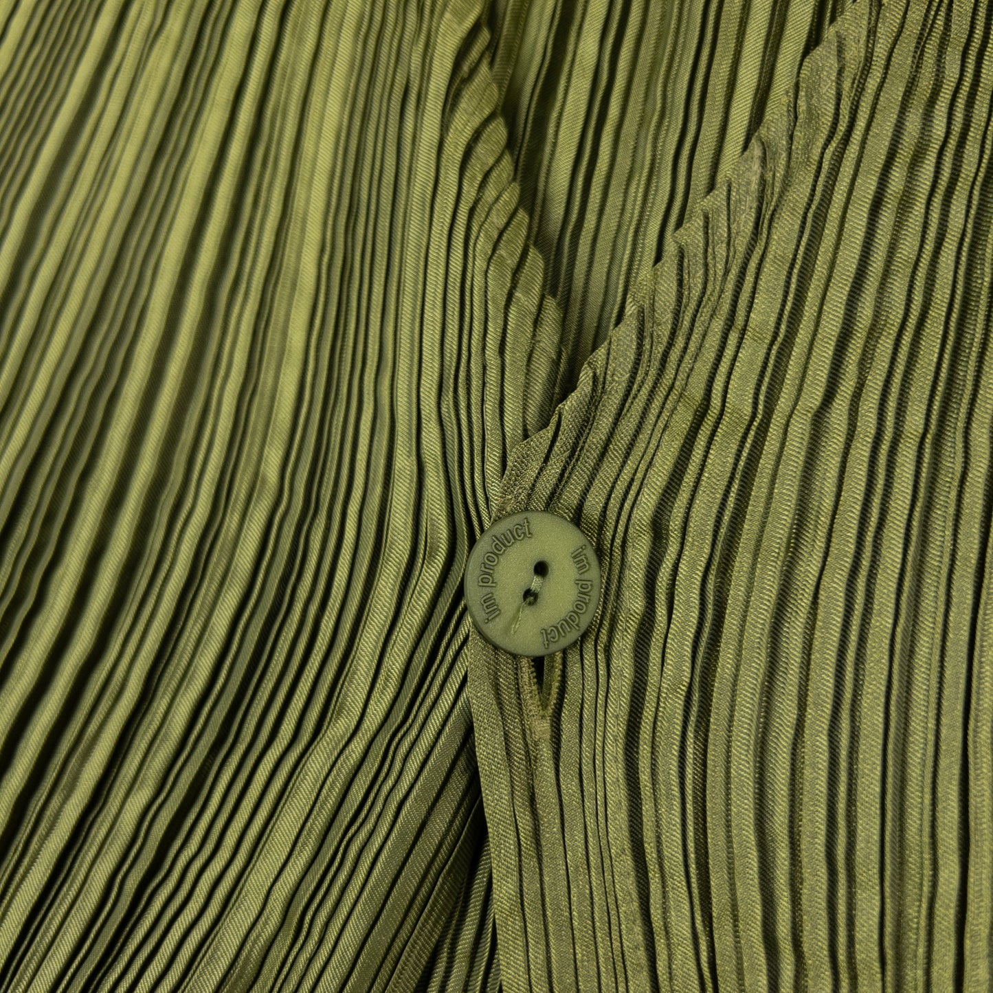 Vintage 90s Issey Miyake Pleated Longline Vest Dress Womens Size M | Medium, Green