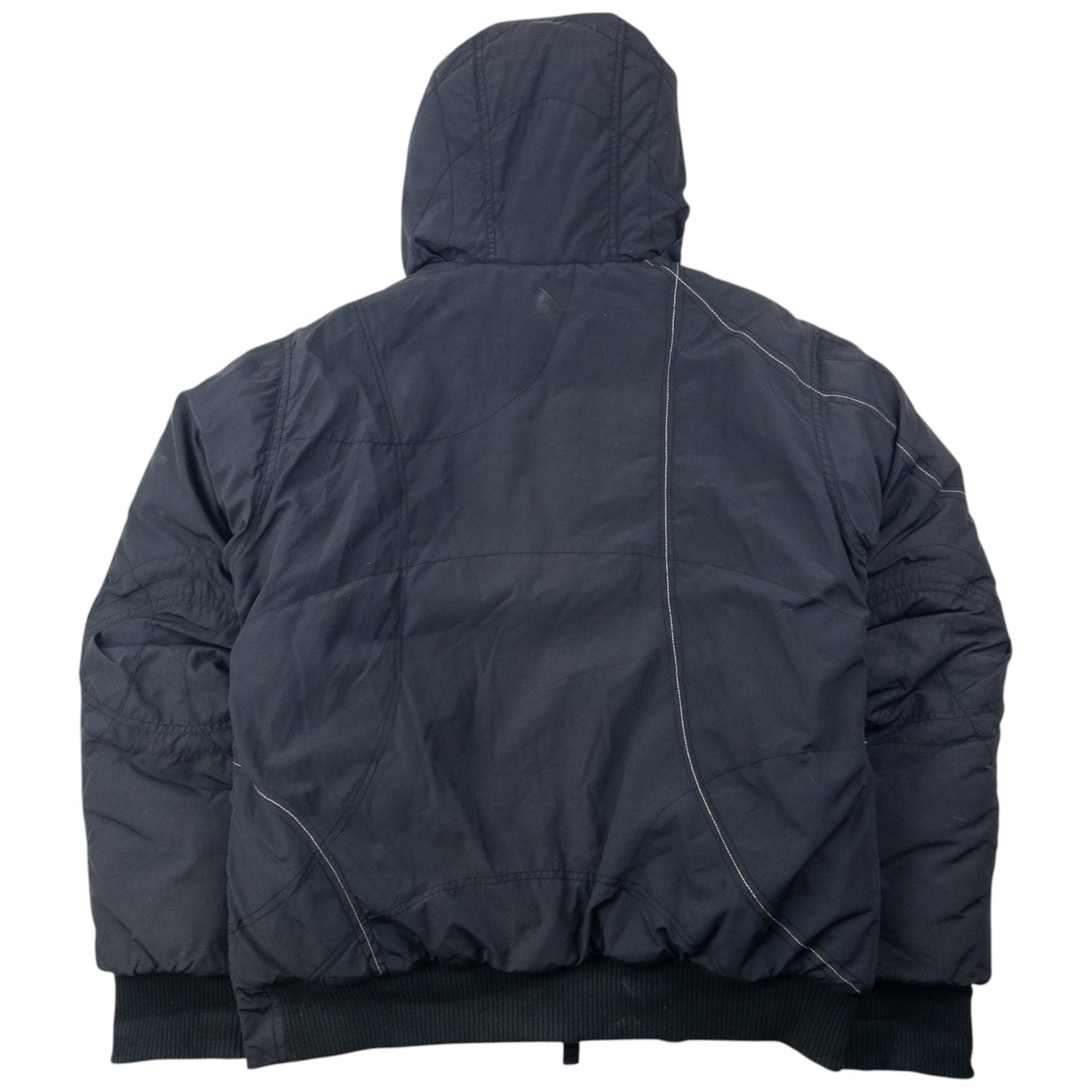 Vintage 2000s Maharishi Multi Zip Puffer Jacket Size M | Medium, Black