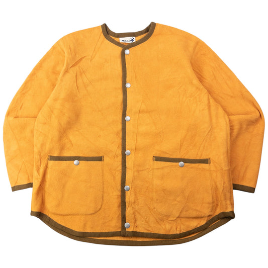 Vintage 90s Hai Sporting Gear By Issey Miyake Fleece Jacket Size L | Large, Brown