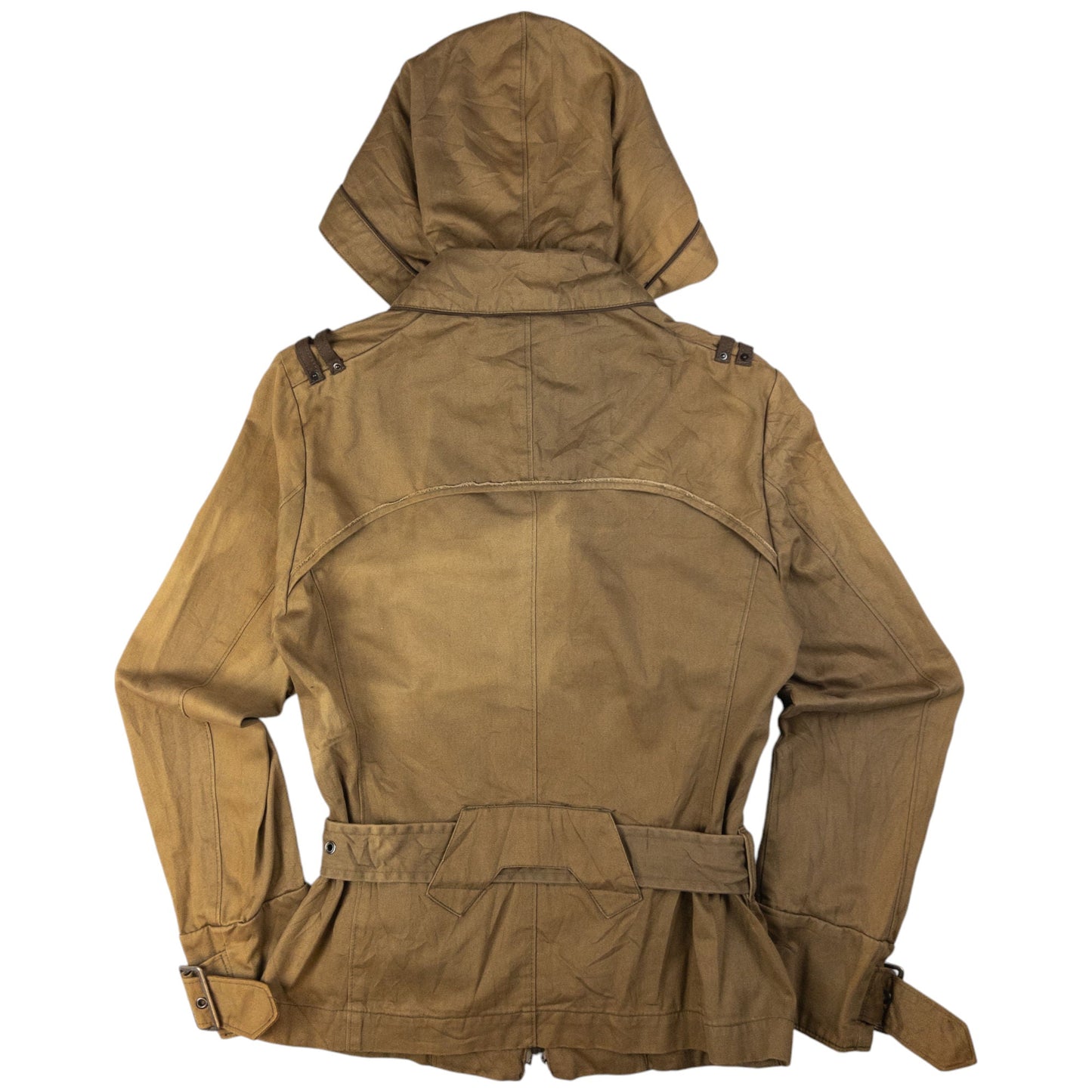 Vintage PPFM Buckle Military Jacket Women's Size M