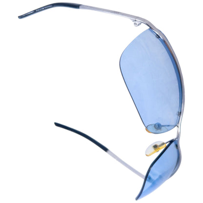 Vintage 2000s Burberry Rimless Sunglasses | O/S, Blue