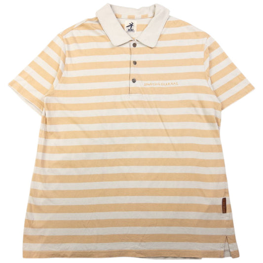 Vintage Hai Sporting Gear By Issey Miyake Striped Polo Shirt Size M