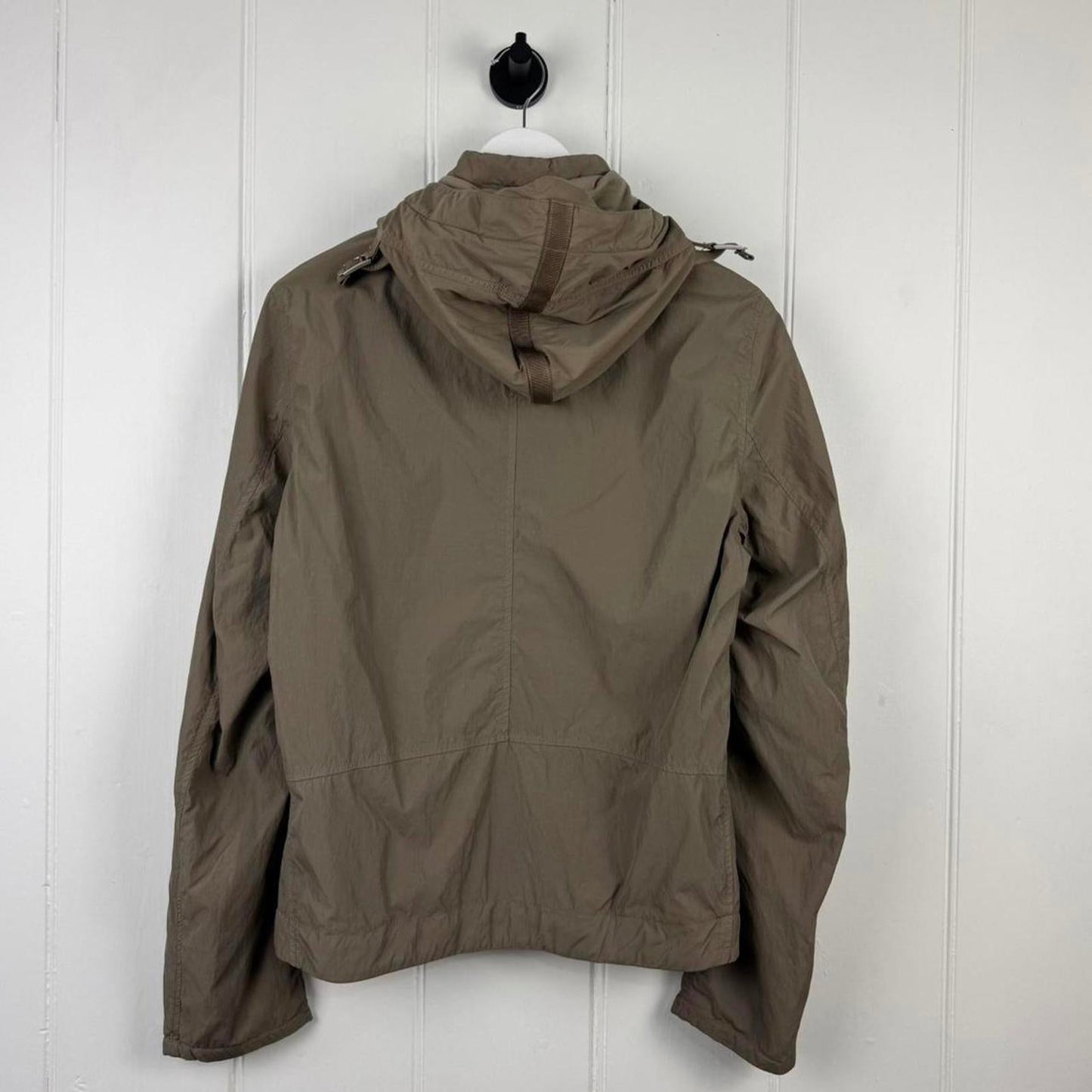 C.P. Company Lens Hooded Jacket Khaki (S/M) | Small, Khaki