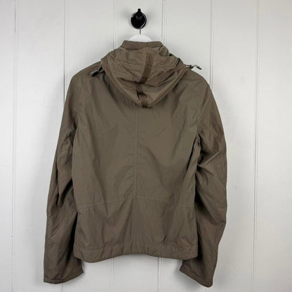 C.P. Company Lens Hooded Jacket Khaki (S/M) | Small, Khaki