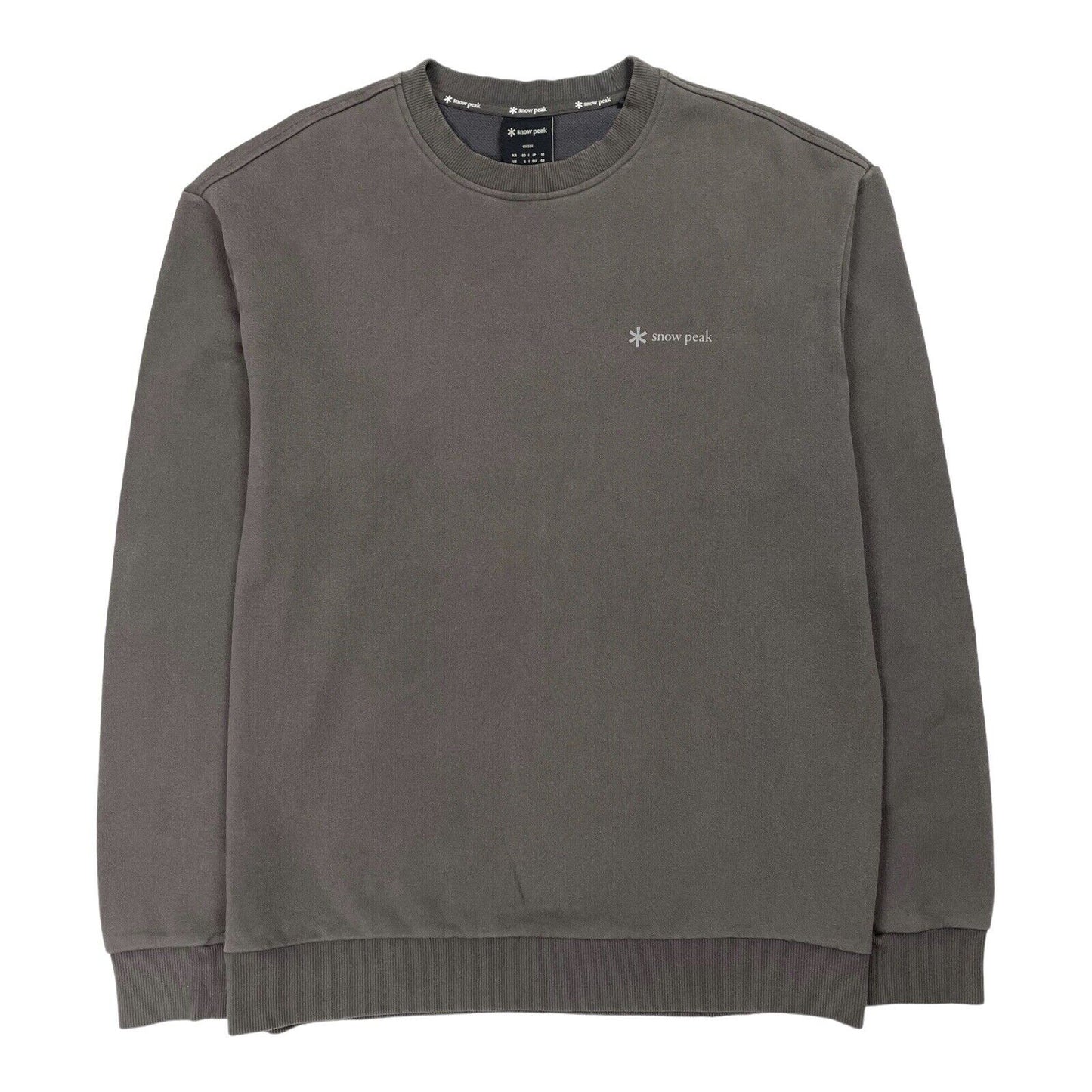 Snow Peak Sweatshirt, Size Small | Small, Grey