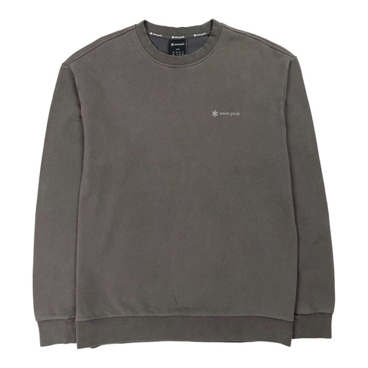 Snow Peak Sweatshirt, Size Small | Small, Grey